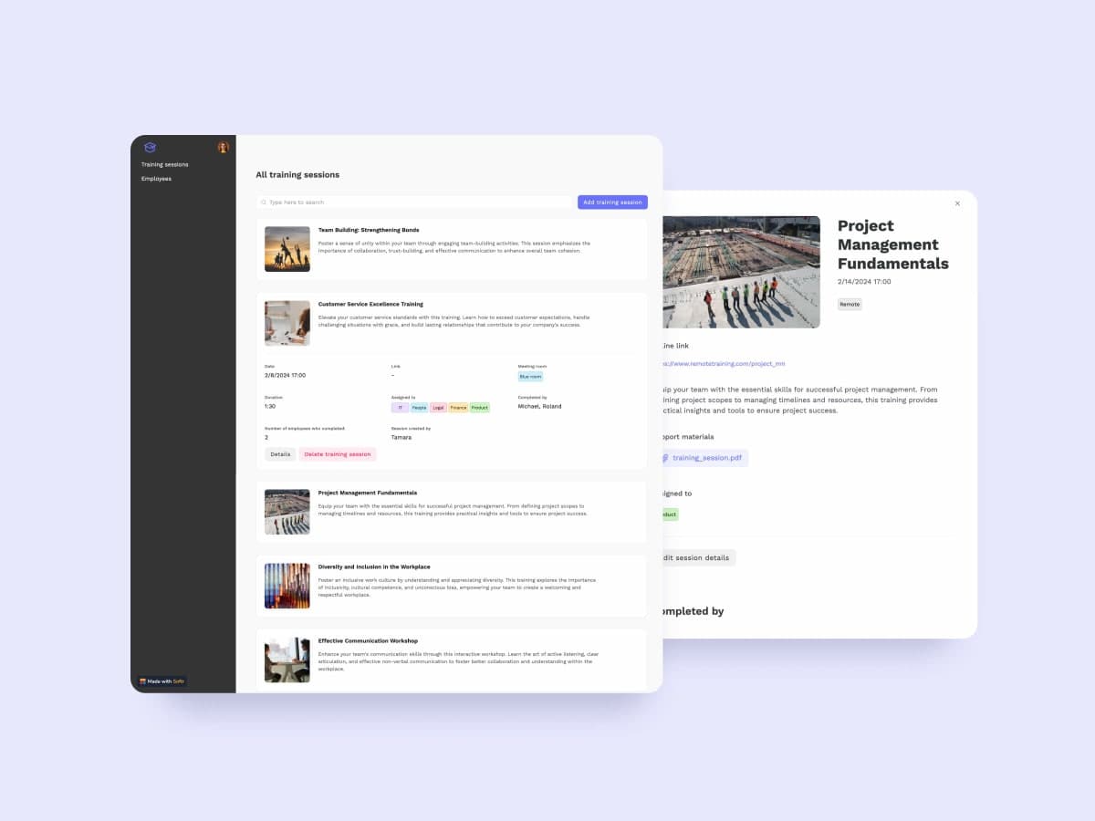 Employee Training Management