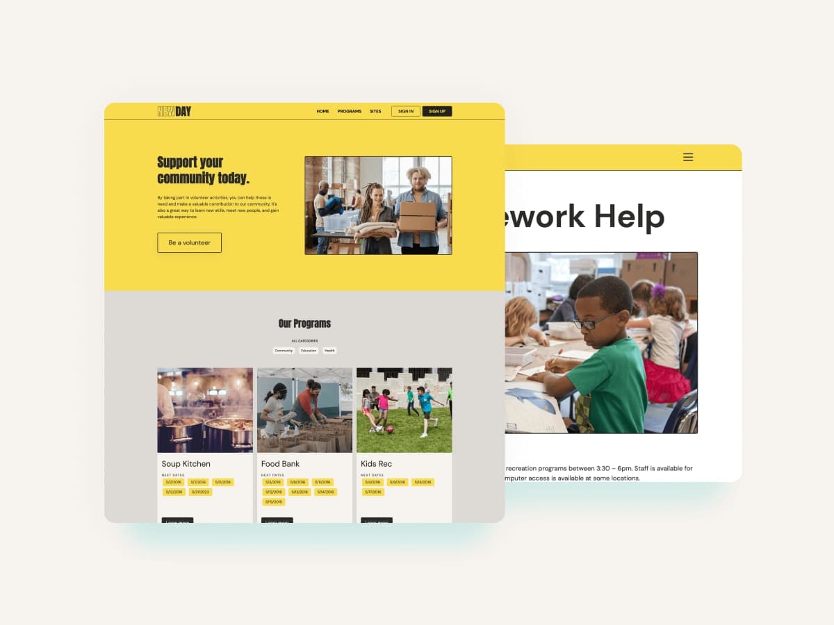 Volunteer management