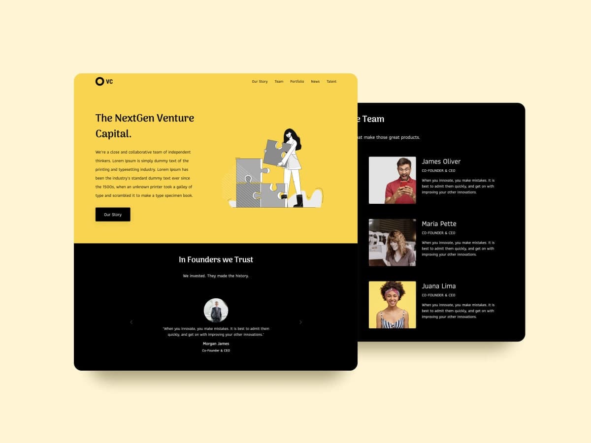 Venture Capital Website