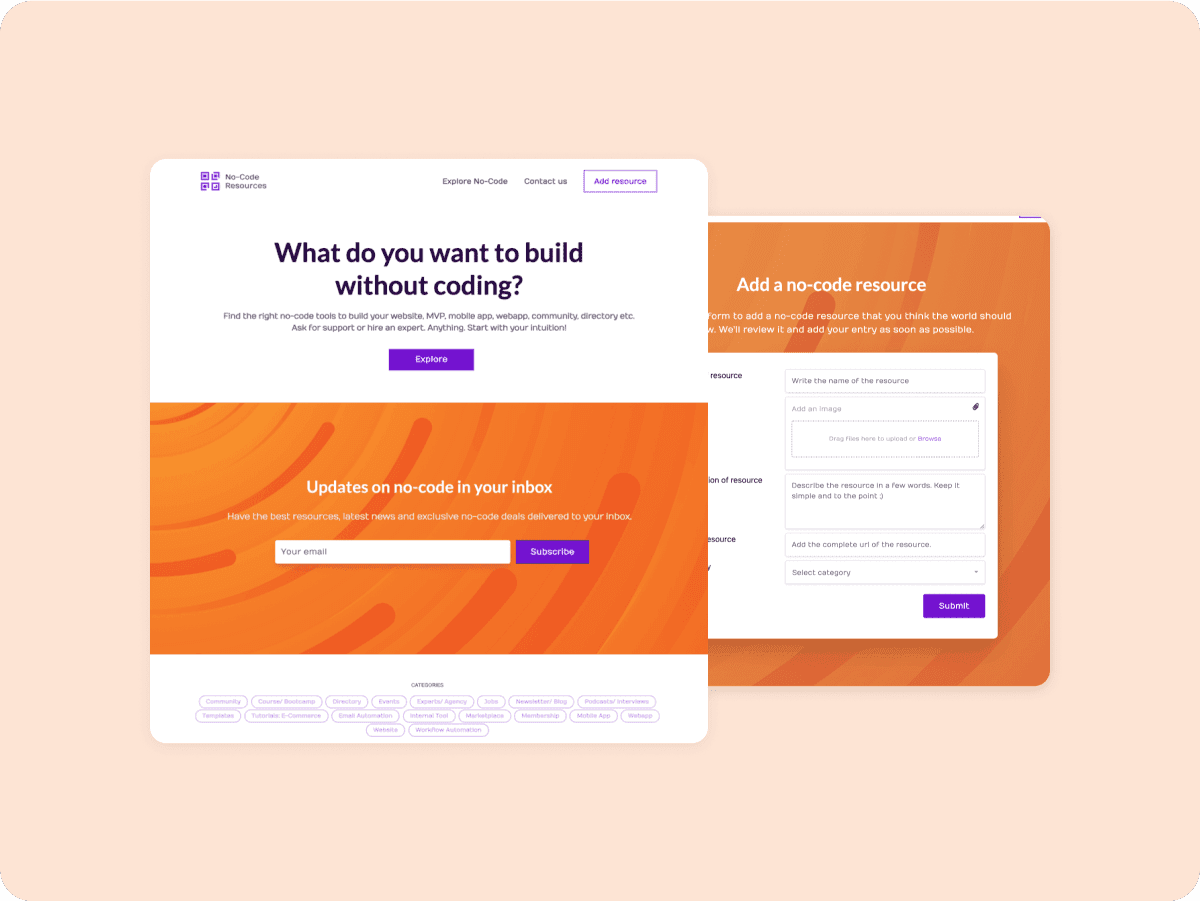 Resource Library (No-Code Resources)