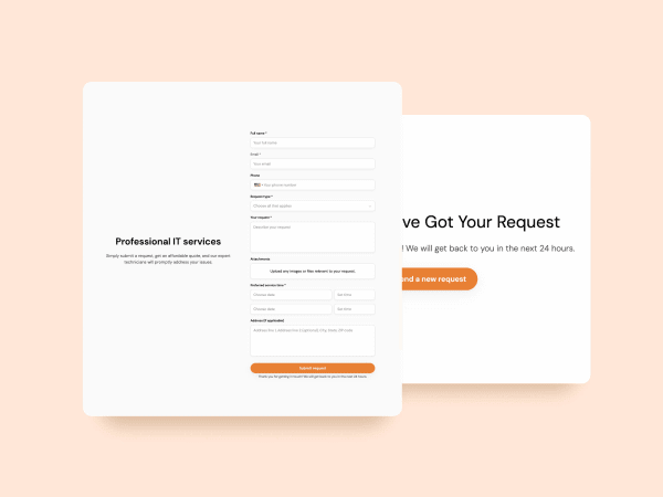 Service Request Form